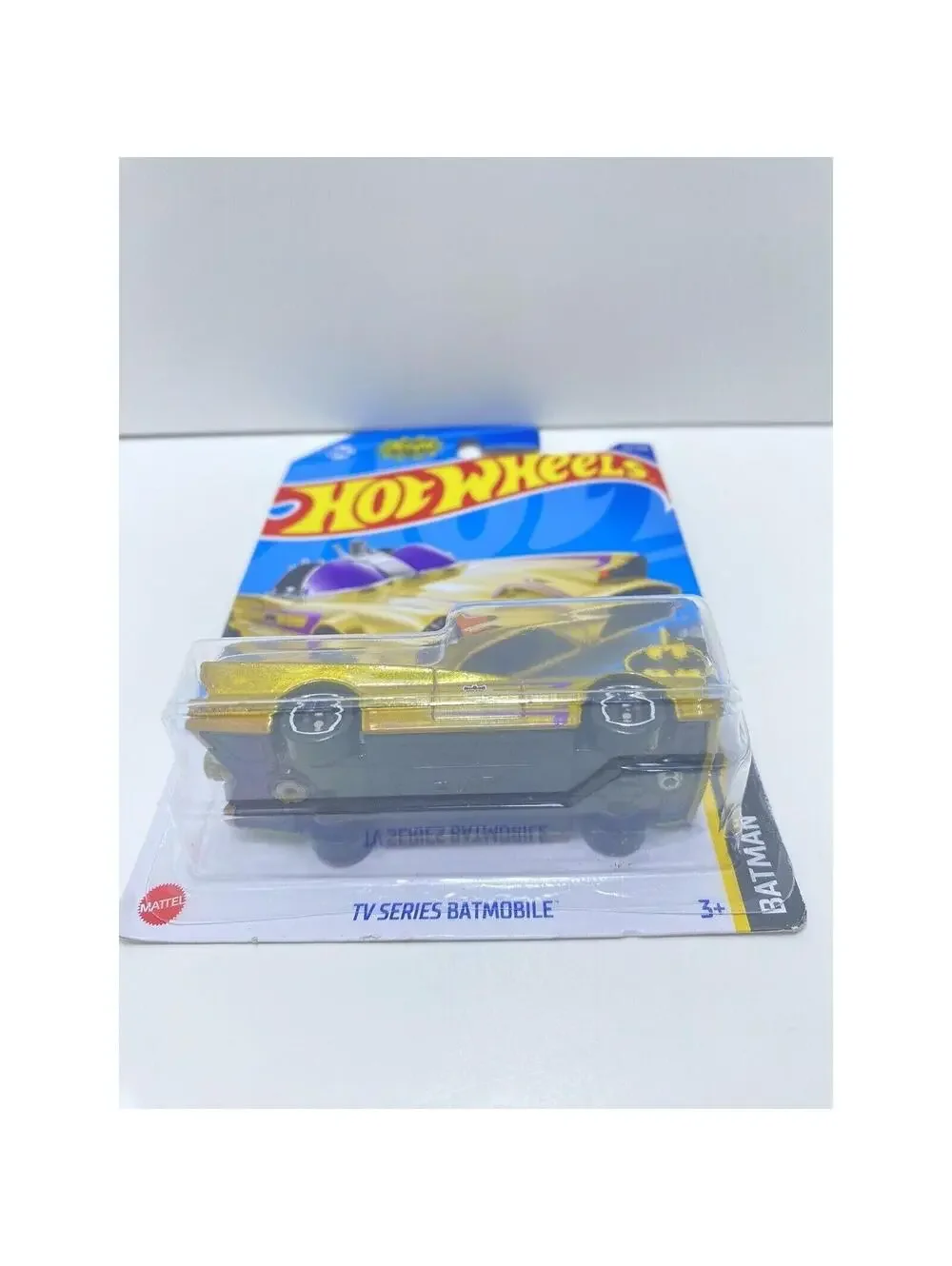 Hot Wheels TV Series Batmobile #4/5, Gold Colored, Collectible Hot Wheels, NWB